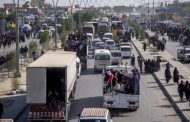 المواكب الحسينية تباشر بمغادرة كربلاء بوجوه حزينة