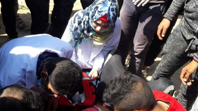 مقتل المسعفة الفلسطينية الشابة رزان النجار 