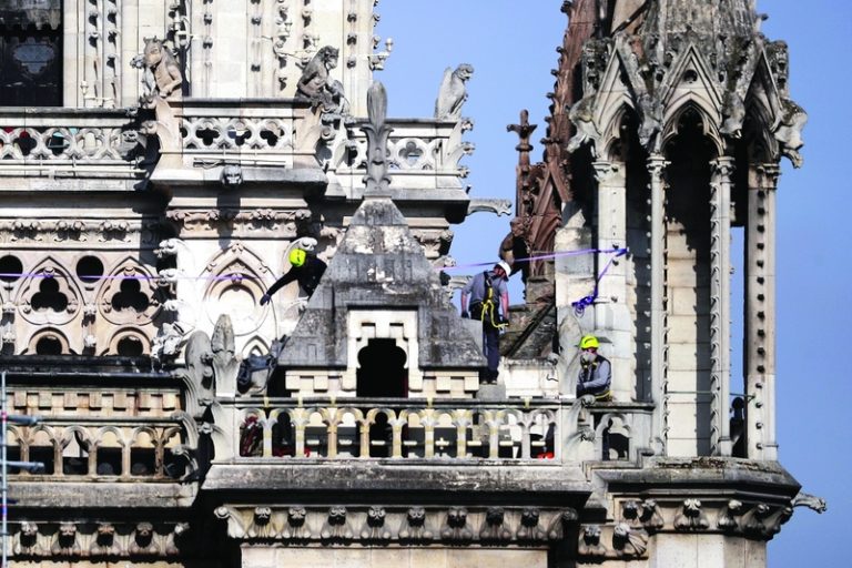 Cathedral of Notre-Dame of Paris fire aftermath